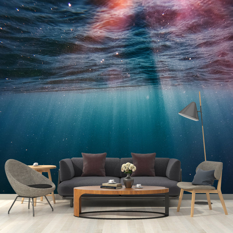 Ocean Photography Wallpaper Environmental Bathroom Floor Murals Wall Mural