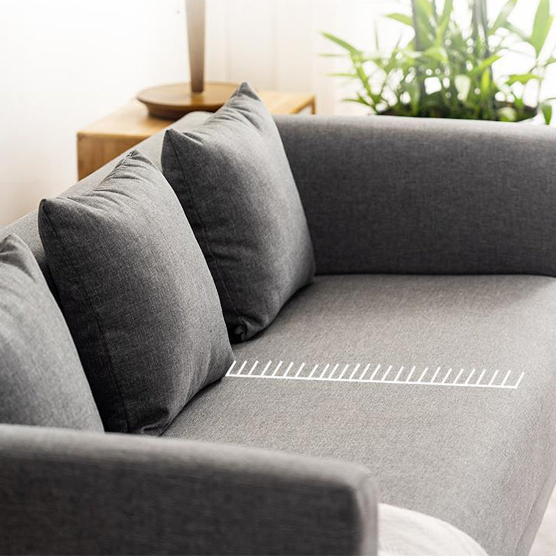 23.22" H Tuxedo Arm Sofa Contemporary Standard Sofa for Apartment