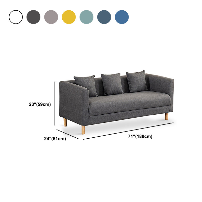 23.22" H Tuxedo Arm Sofa Contemporary Standard Sofa for Apartment