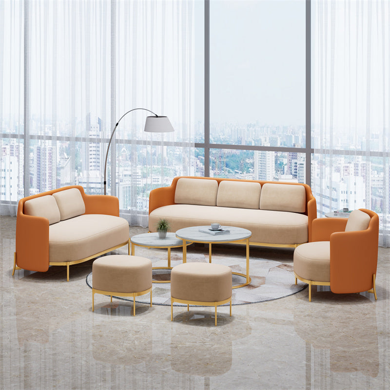 31.88" H Recessed Arm Sofa Contemporary Standard Sofa for Apartment