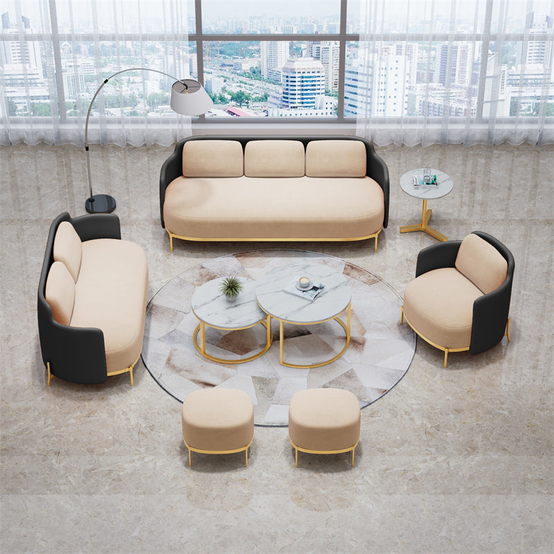 31.88" H Recessed Arm Sofa Contemporary Standard Sofa for Apartment