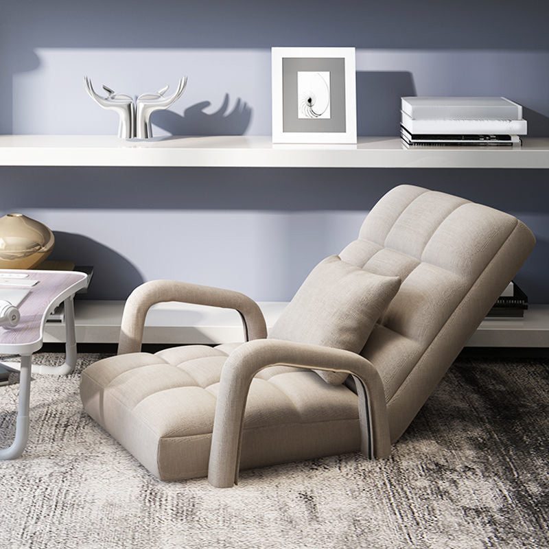 29.52"Wide x 24.80"Deep Linen Accent Room Chair with Biscuit Back