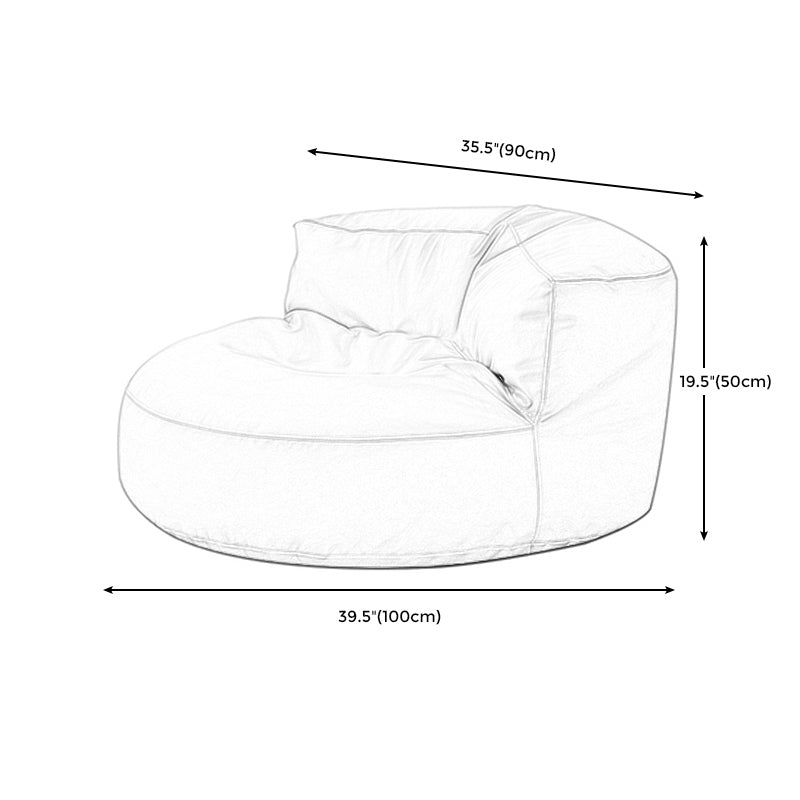 35.43" L x 39.37" W x 19.68" H Faux Leather Armless Chair for Living Room