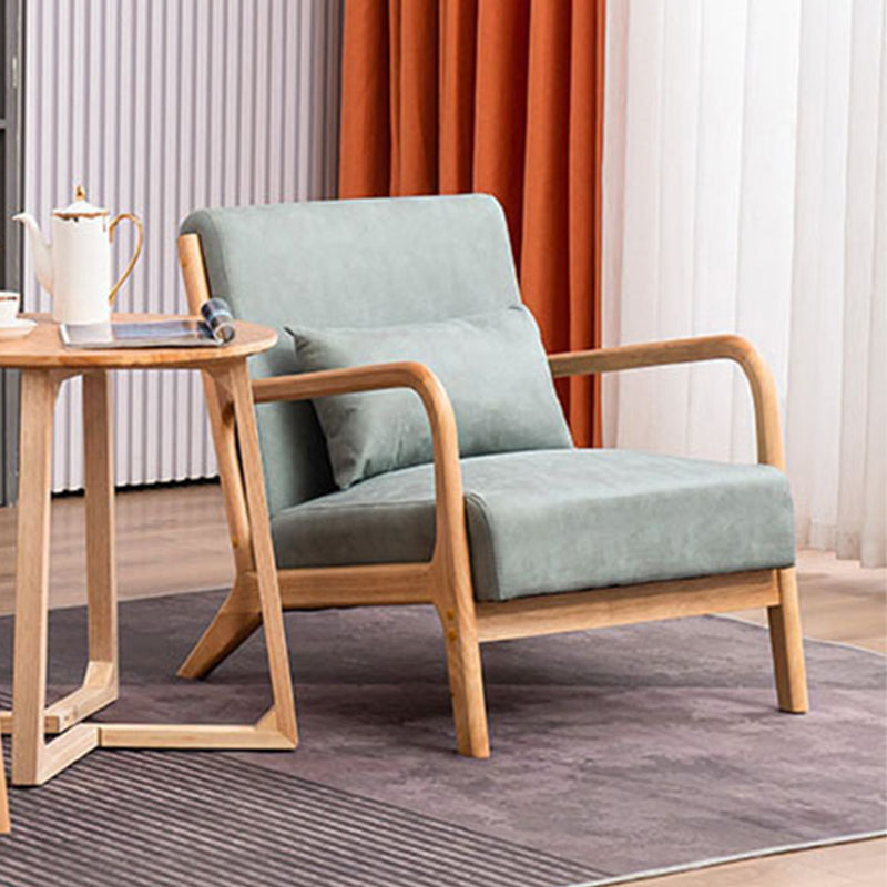 Linen Chair 24" L x 28.7" W x 30.3" H Arms Included  Solid Wood Frame Chair