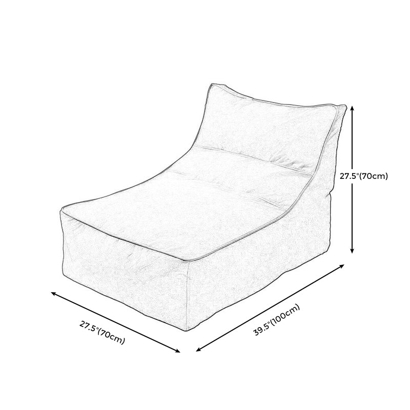 27.55" W x 39.37" D X 27.55" H Lounge Accent Chair with Tight Back