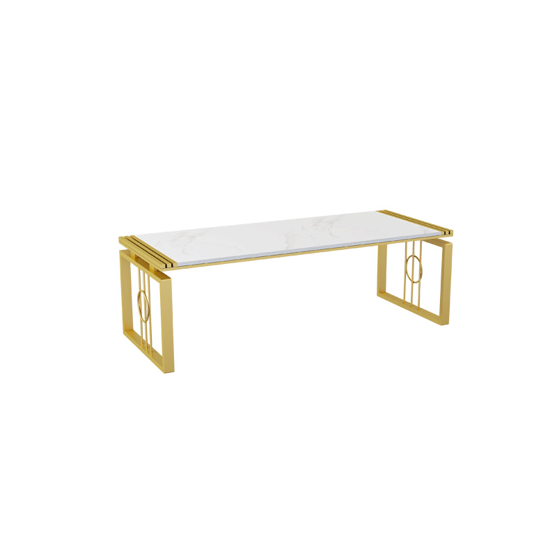 11.81" Tall Sled 1 Single Coffee Table Rectangular Cocktail Table