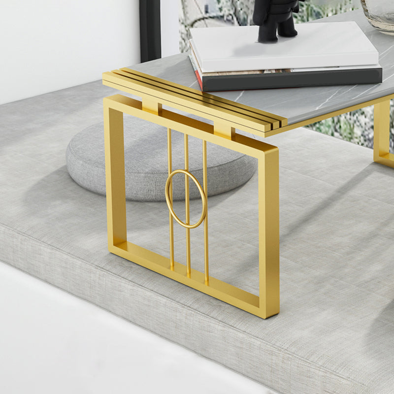 11.81" Tall Sled 1 Single Coffee Table Rectangular Cocktail Table