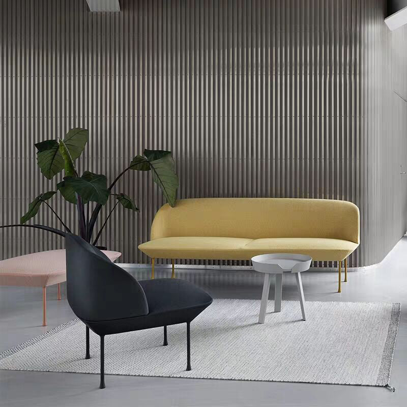 Armless Sofa Contemporary Standard Sofa for Living Room, Apartment