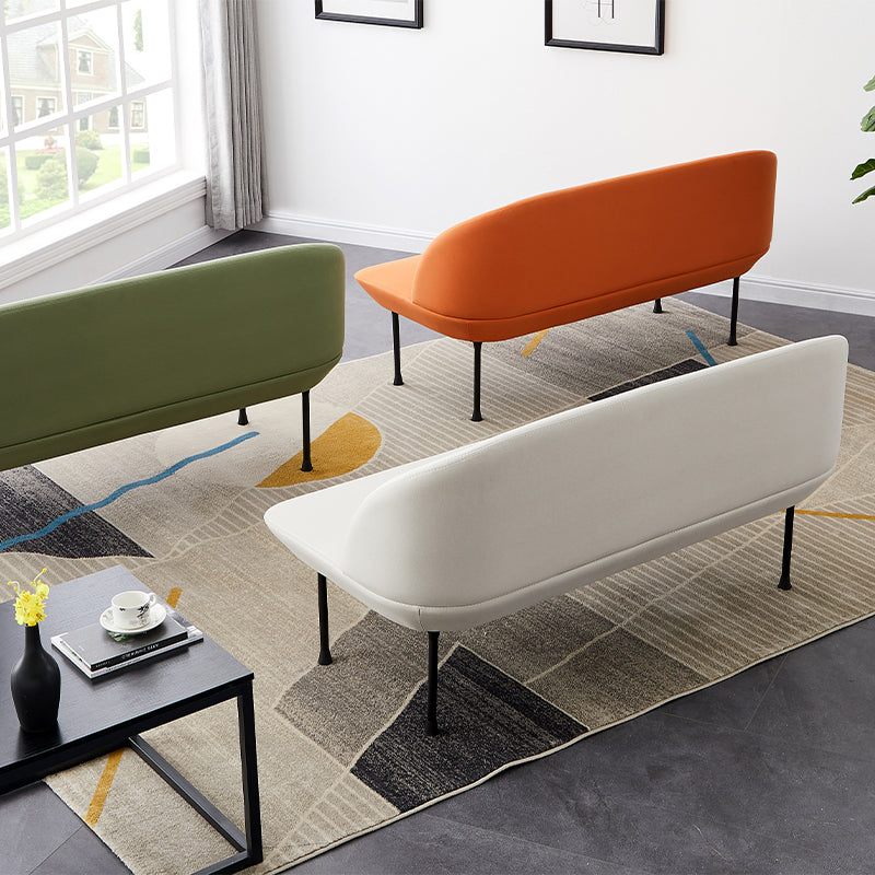 Armless Sofa Contemporary Standard Sofa for Living Room, Apartment