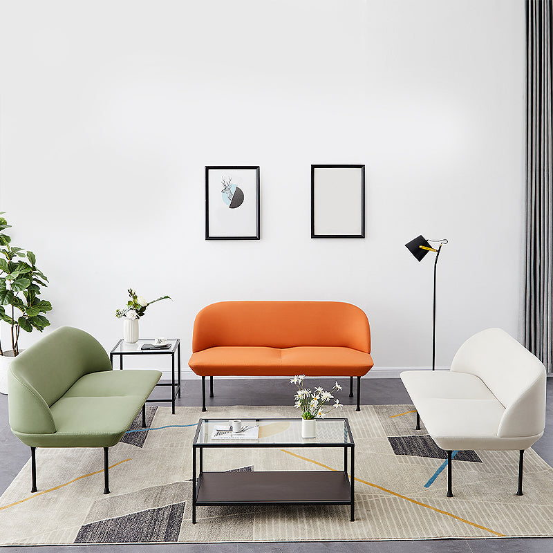 Armless Sofa Contemporary Standard Sofa for Living Room, Apartment