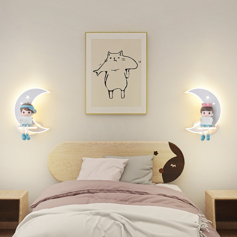 1-Light Geometric Wall Mount Light Modern Style Metal Wall Lighting Ideas