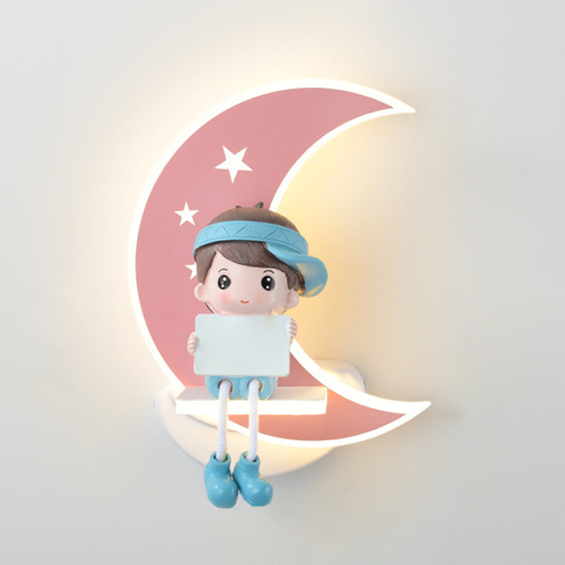 1-Light Geometric Wall Mount Light Modern Style Metal Wall Lighting Ideas