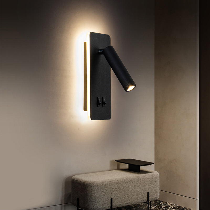 2-Light Geometric Wall Mounted Lighting Modern Style Metal Wall Lighting Fixtures