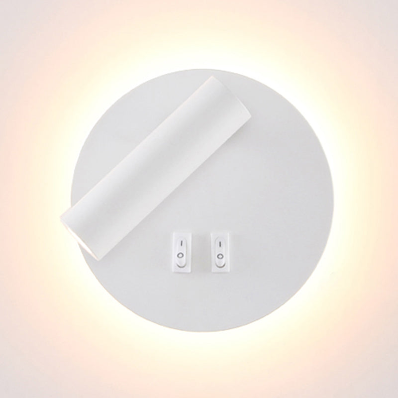 2-Light Geometric Wall Mounted Lighting Modern Style Metal Wall Lighting Fixtures