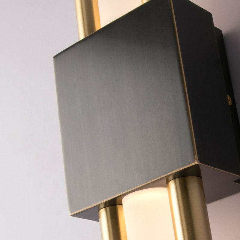 Metal LED Wall Lamp in Modern Luxury Style Linear Wall Light for Interior Spaces