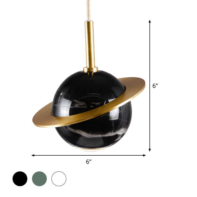 Éclairage de plafond de sphère en marbre MODER