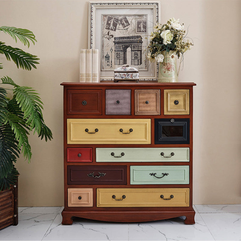 Bedroom Storage Chest Solid Wood Lingerie Chest with Drawers