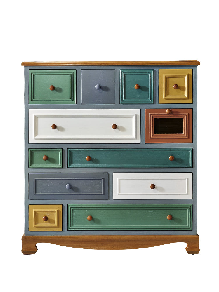 Bedroom Storage Chest Solid Wood Lingerie Chest with Drawers