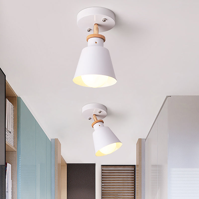 CONICE BUSH LIGHTING FEELT MINIMALISTIGE IHRE 1 BUMBE SEMI BUSCH Deckenlampe in Weiß/Grün mit einstellbarer Stange