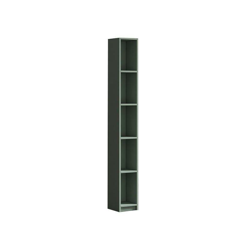 Contemporary Engineer Wood Bookshelf Closed Back Bookcase,8"L x 10"W x 71"H
