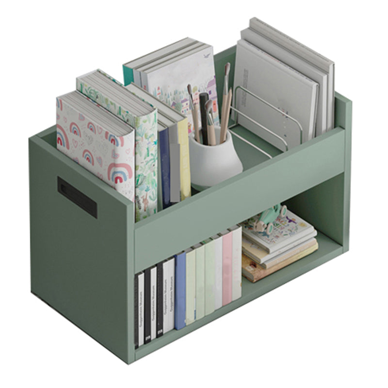 Contemporary Wood Bookshelf Closed Back Bookcase for Home Office