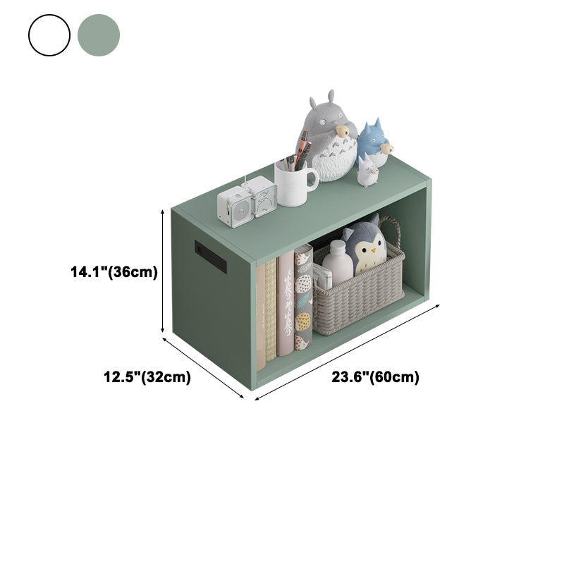 Contemporary Wood Bookshelf Closed Back Bookcase for Home Office