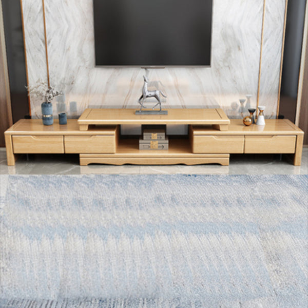 Engineered Wood TV Media Console Traditional TV Media Stand with Drawers