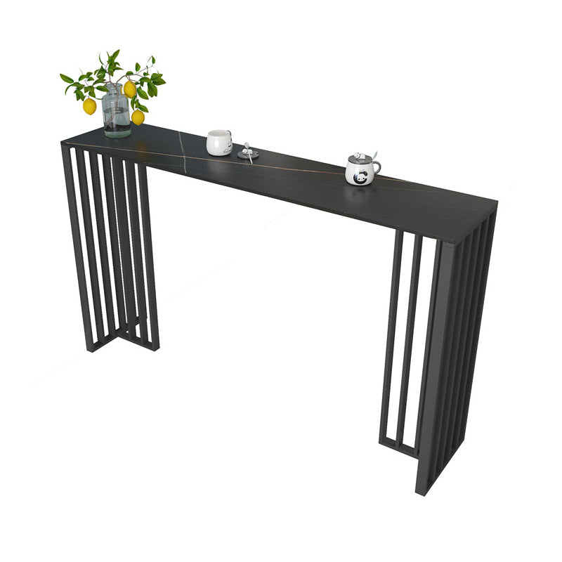 1/3/4 Pieces Glam Bar Table Set Matte Finish Sintered Stone Counter Set