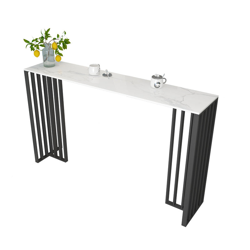 1/3/4 Pieces Glam Bar Table Set Matte Finish Sintered Stone Counter Set