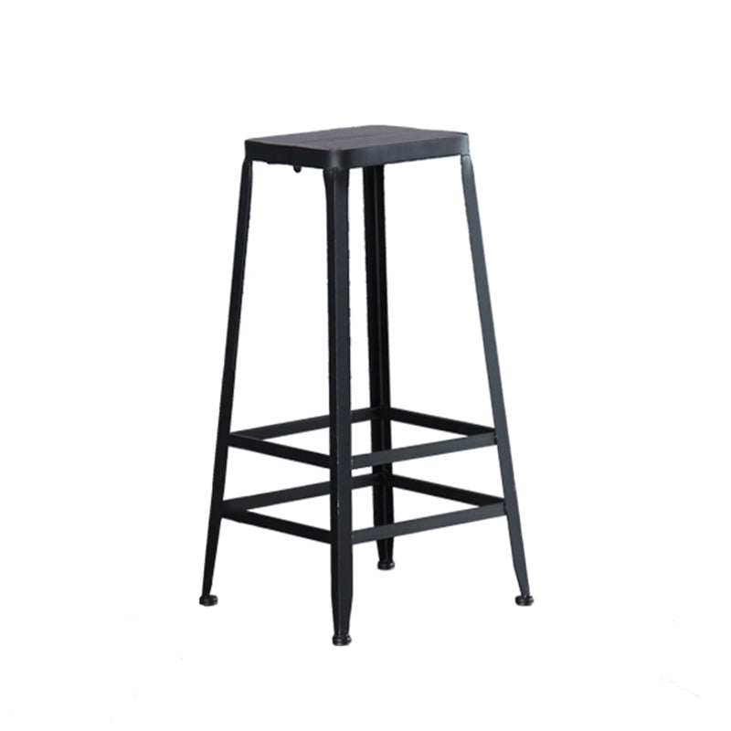 Industrial 1/5/9 Pieces Bar Table Set Rectangle Pine Wood Counter Table with High Stools