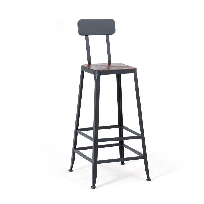 Industrial Rectangle Solid Wood Bar Table Set 1/7/9 Pieces Counter Table with Stools