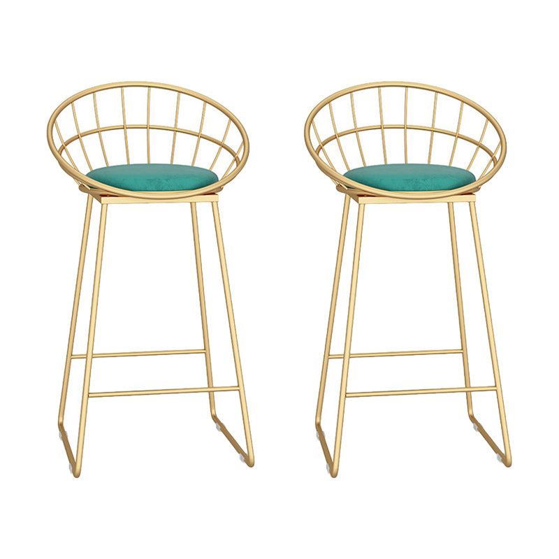 1/2/3 Pieces Glam Iron Bar Table Set White Faux Marble Top Bistro Set with Shelf