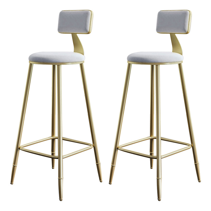 1/2/3/4/5 Pieces Glam Table and Stool Set Matte Finish Upholstered Bar Stool and Table Set