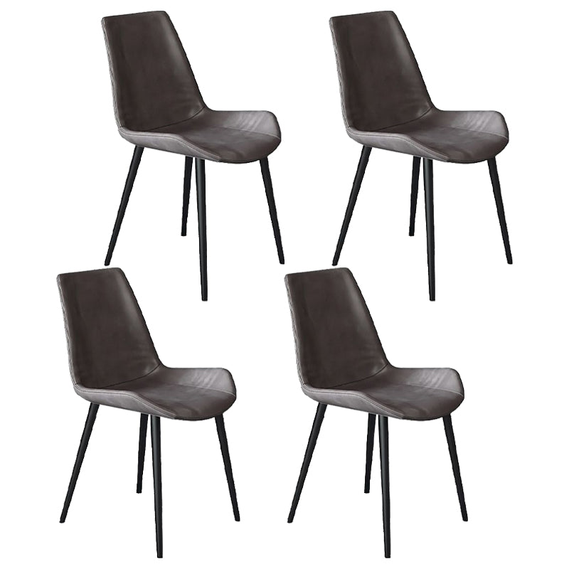 Designer Style White Dining Table Set 1/4/5/7 Pieces Stone and Metal Dinette Set