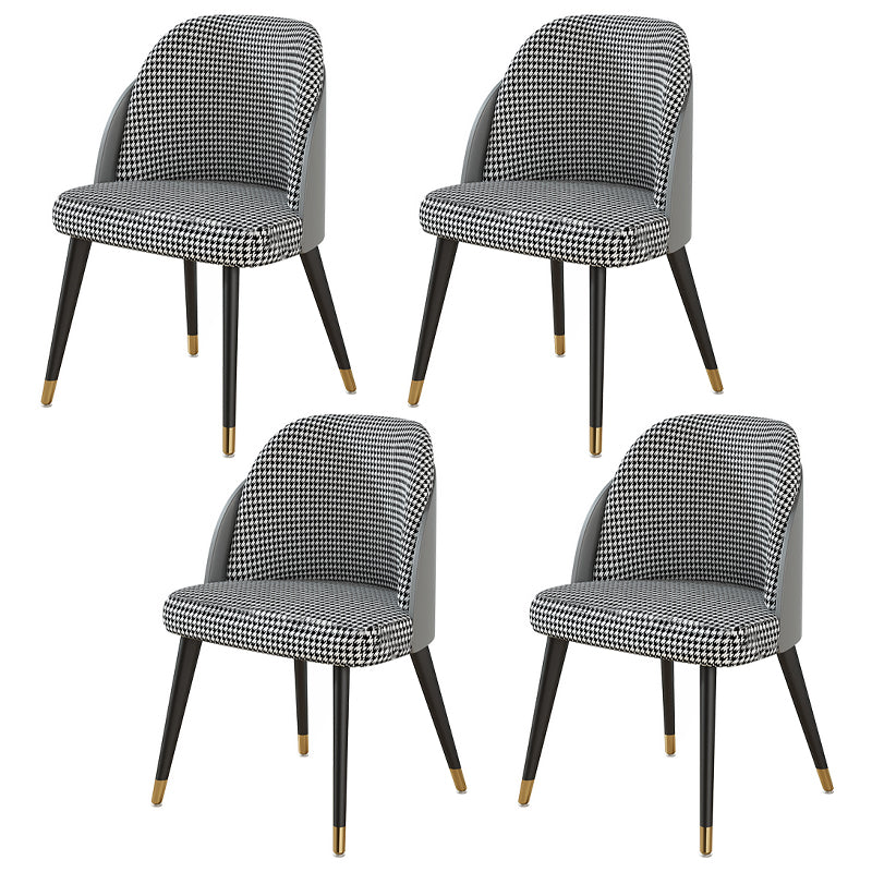 Designer Rectangle Dining Table Set 1/4/5/6/7 Pieces Gold Stone Top Dinette Set