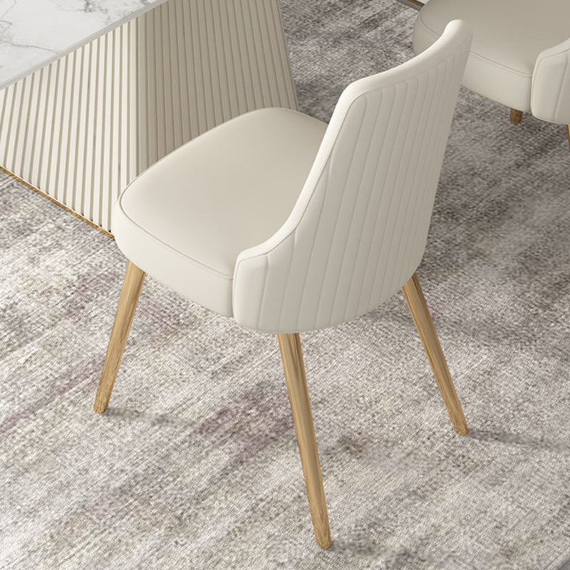 Nordic 1/5/6/7 Pieces Dining Set Rectangle Stone Dining Table for Dining Room