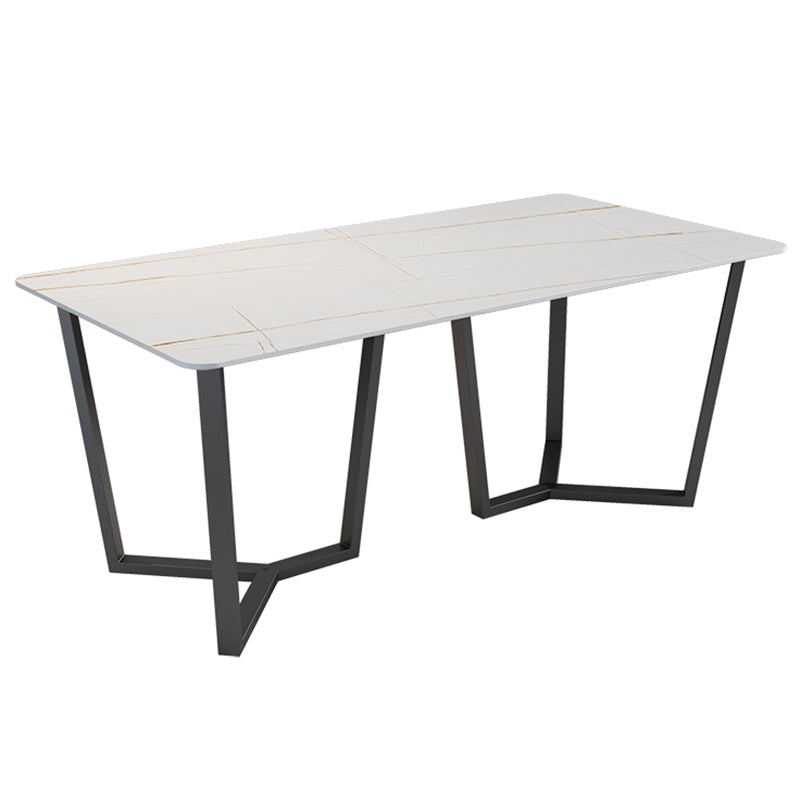 Modern 1/5/7 Pieces Dining Set Rectangle Stone Dining Table for Dining Room Kitchen