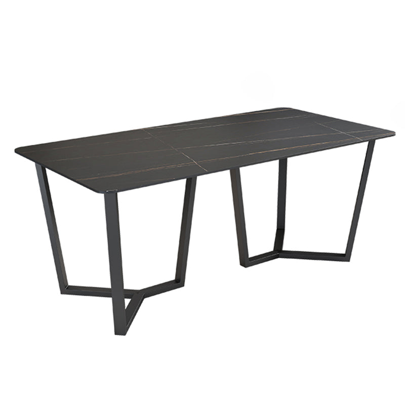 Modern 1/5/7 Pieces Dining Set Rectangle Stone Dining Table for Dining Room Kitchen