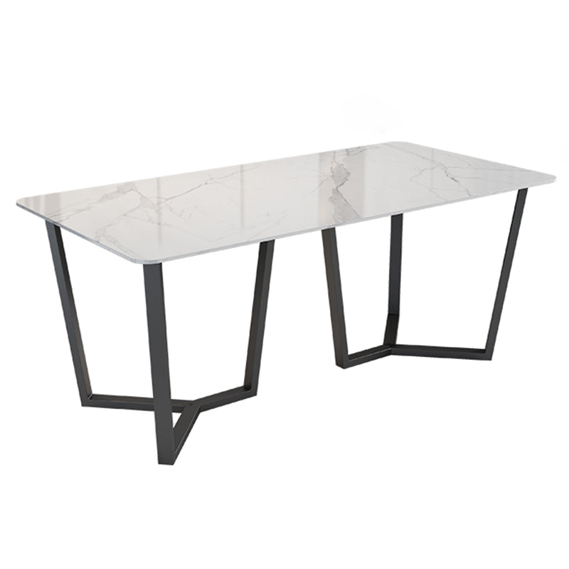 Modern 1/5/7 Pieces Dining Set Rectangle Stone Dining Table for Dining Room Kitchen