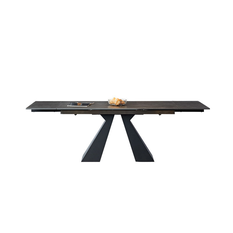 Designer Style Home Table and Chair Set 1/4/5/7 Pieces Extensible Dining Table Set