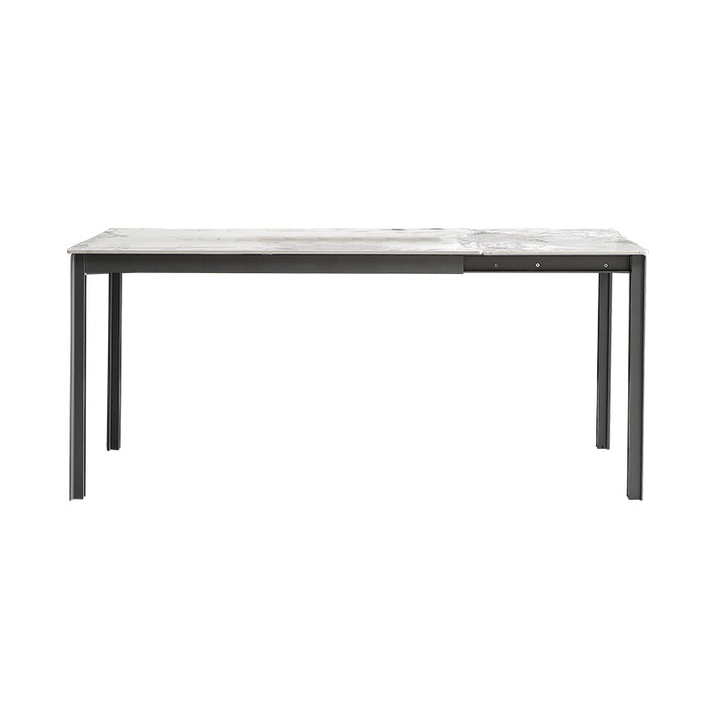 Contemporary Sintered Stone Rectangle Table Set 1/3/4/5/7 Pieces Dining Set