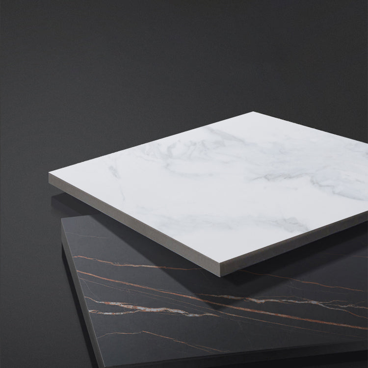 Contemporary Sintered Stone Rectangle Table Set 1/3/4/5/7 Pieces Dining Set