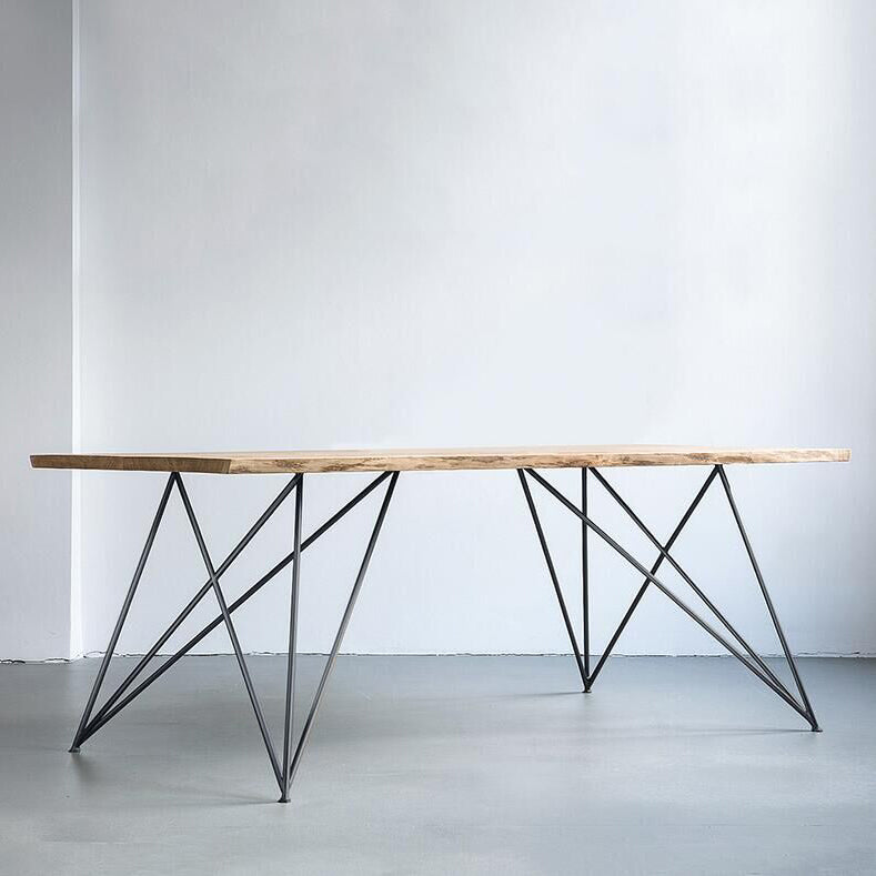 Traditional Luxury in Wood Table Rectangle Dining Table for Kitchen