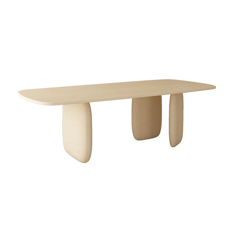 Solid Wood Dining Table Contemporary Style Dinette Table for Kitchen Home