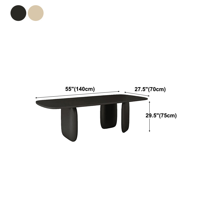 Solid Wood Dining Table Contemporary Style Dinette Table for Kitchen Home
