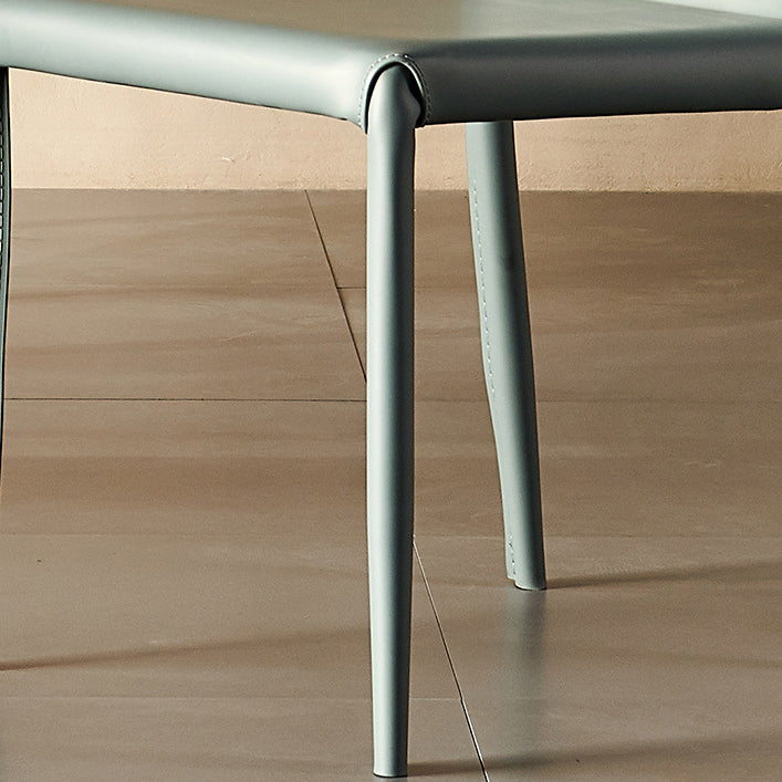 Contemporary Style Chairs Armless Chair for Kitchen with Metal Legs