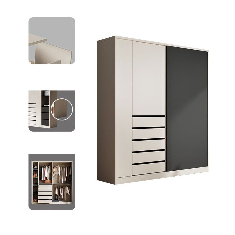 Manufactured Wood Storage Cabinet Contemporary Cabinet with Drawers