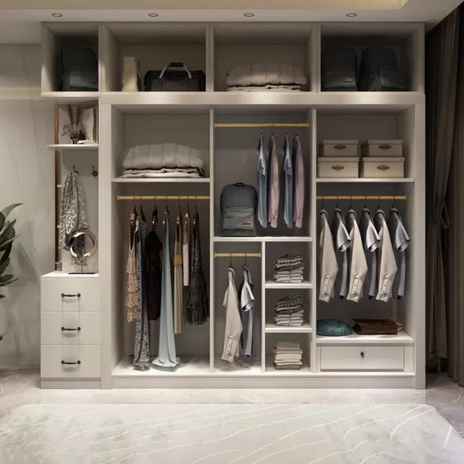 Contemporary Cabinet with Sliding Door Engineered Wood Beige Storage Cabinet