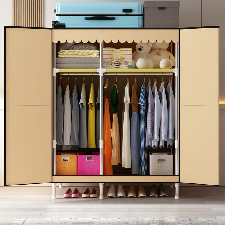 Metal Frame Storage Cabinet with Legs Modern Cabinet for Home