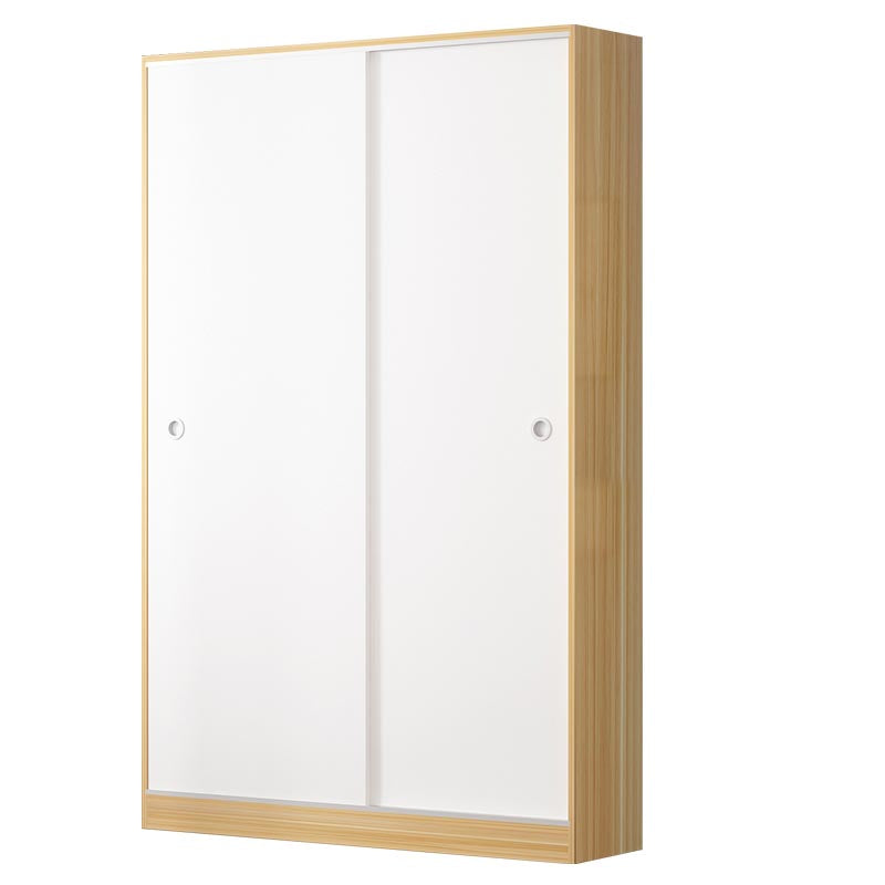 Modern Style Wardrobe Cabinet Engineered Wood Armoire for Bedroom